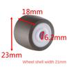 Резиновое Прямое Колесо Оранжевые Направленные Ролики Мини Самоклеящийся Ролик