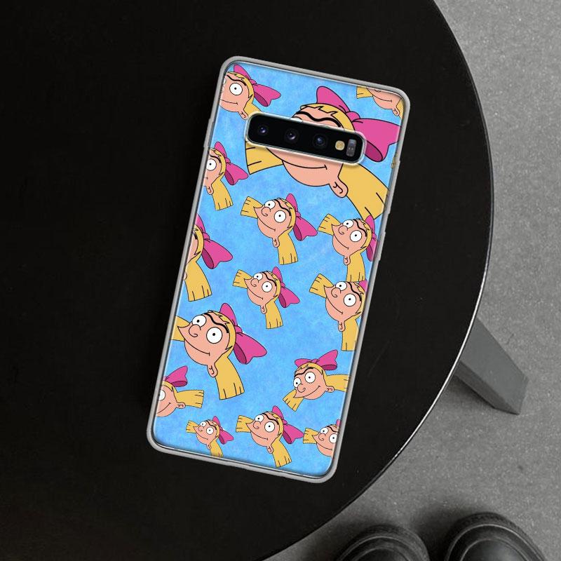 Hey Arnold Helga Cute Funny Cartoon Phone Case Cover for Samsung Galaxy S26 S25 Edge S24 S23 Ultra S22 Plus S21 FE S20 + Art Cus
