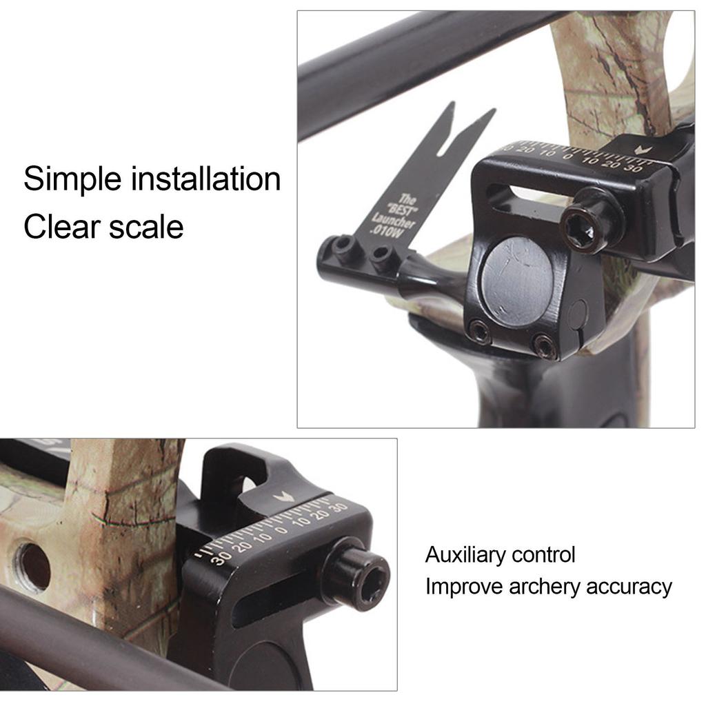 Полка для стрелы блочного лука со стальной пластиной, 3-ступенчатая регулировка высоты для соревнований