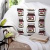 Квадратная наволочка Nutella Чехол для подушки Полиэстер Декор для подушки Уютная Подушка-плед для Дома Дивана