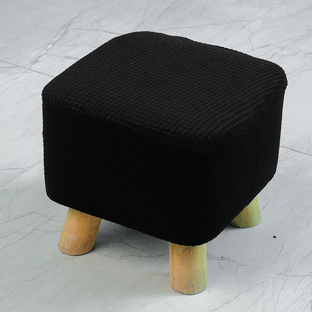 Утолщенный эластичный чехол для квадратного табурета