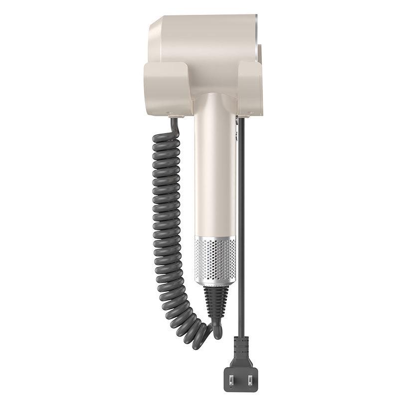 High-Speed Wall-Mounted Hair Dryer with Negative Ion Technology - Silent, Brushless Motor, High Power, Gentle on Hair.