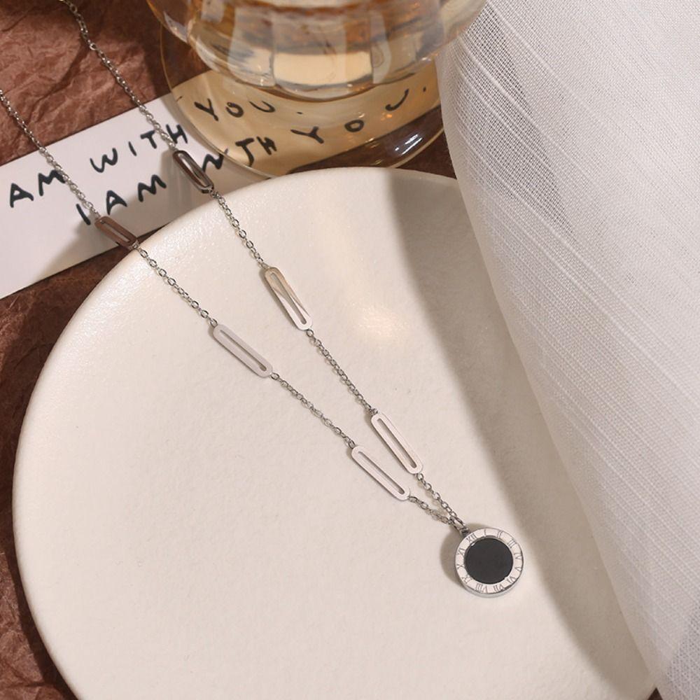 Jewelry Accessories Sweater Chain Light Luxury Clavicular Chain High Quality Roman Necklace