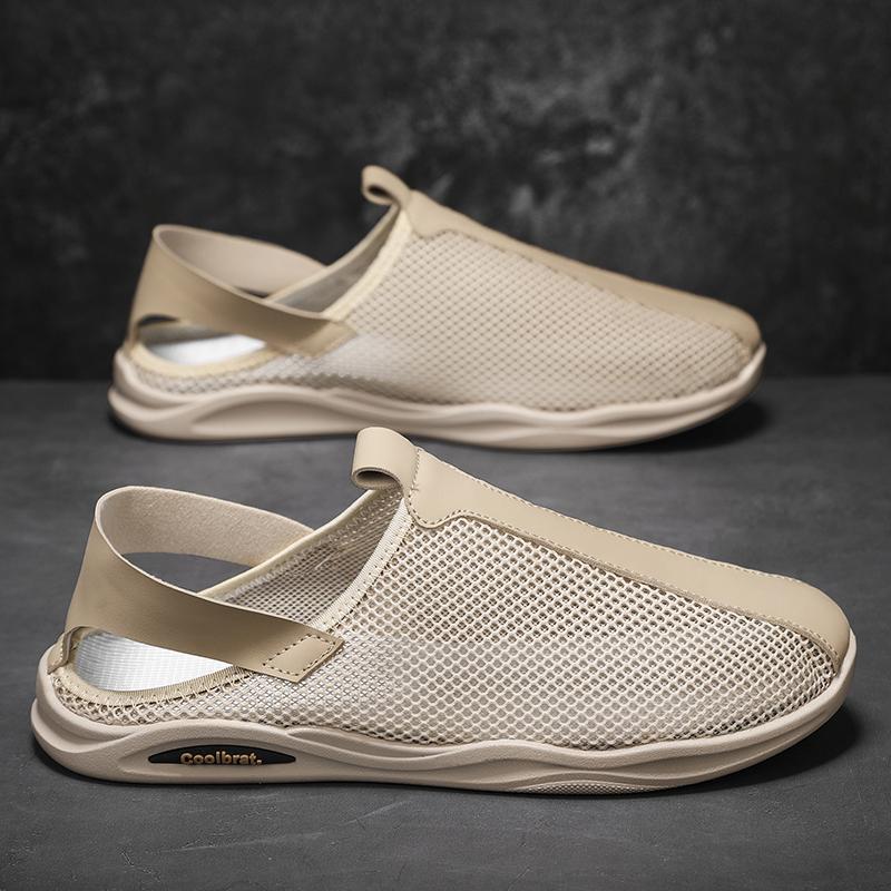 2024 New Sneakers Men Breathable Mesh Lightweight Casual Walking Man Shoes Slip-On Driving Men Loafers Zapatos Casuales