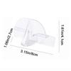 10Pcs Clear Glasses Storage Rack Self Adhesive Glasses Wall Holder Glasses Display Holder  for Home