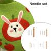 Embroidery Punch Needle Adjustable Punch Needle Set Practical Punch Needle Tool Set Embroidery Pen for Embroidery Craft