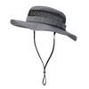 JANGOUL Men Outdoor Mesh Sun Hat Wide Brim Sun Protection Hat Fishing Hiking Hat