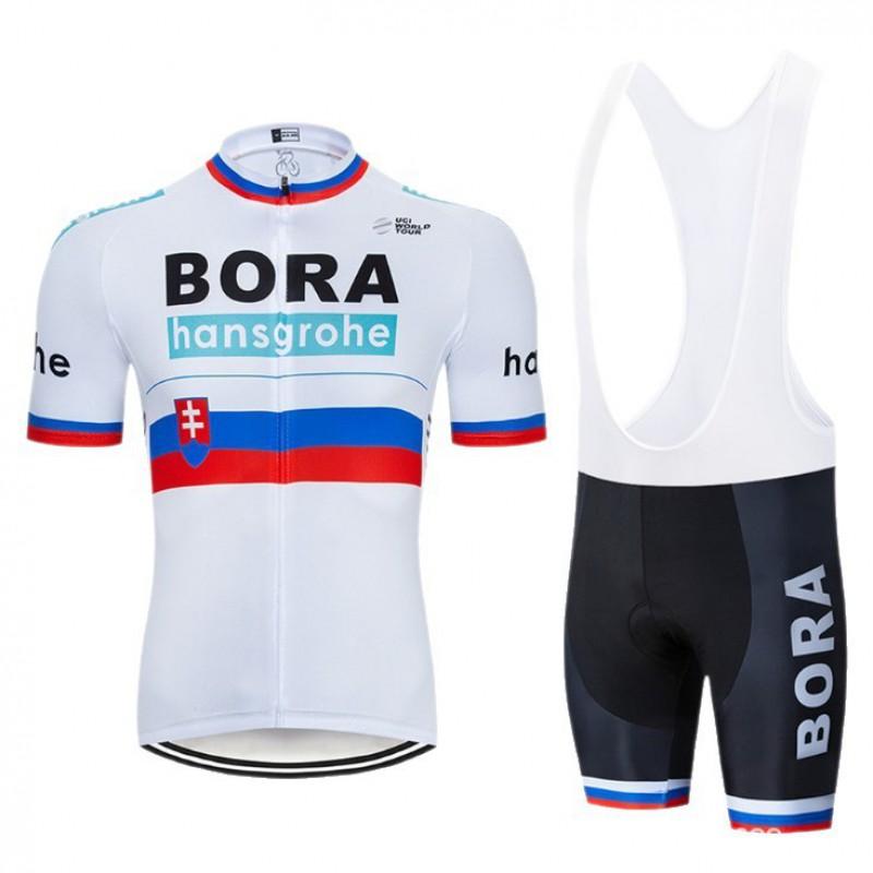 BORA Cycling Jersey Set Short Sleeve Bike Riding Apparel Men Women Road Mountain Outfit