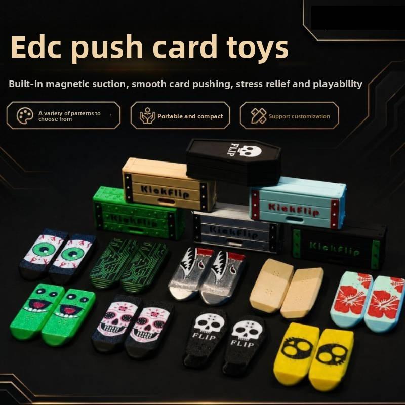 Магнитный скейтборд Kickflip EDC Игрушка для снятия стресса Для коллекционеров и дарителей