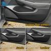 Накладки на двери от пинков для Volkswagen VW Golf 8 MK8 2024 2025 LHD RHD Автомобильные кожаные карбоновые маты Отделка Аксессуары