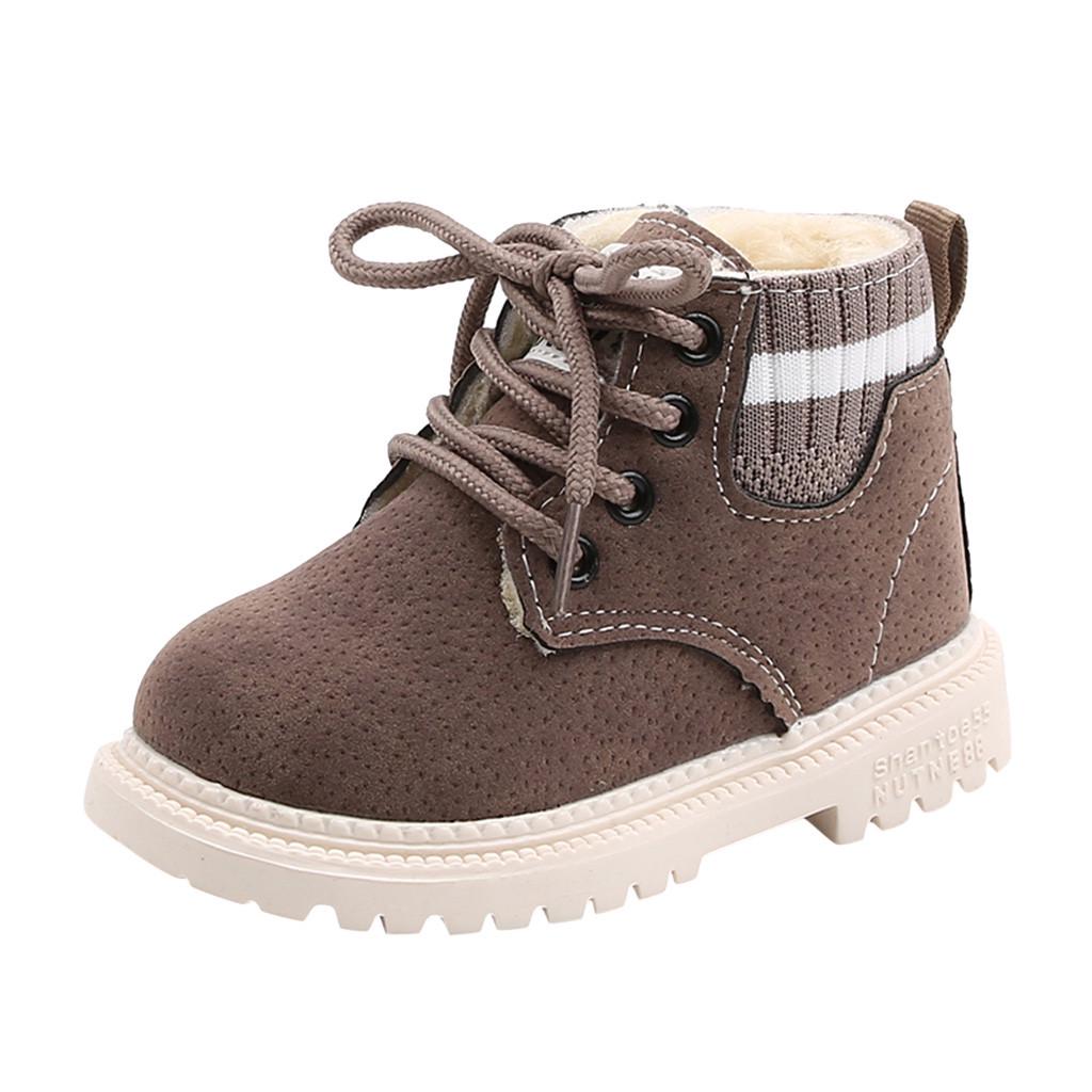 Toddler Infant Kids Baby Girls Boys Warm Boots  Shoes Short  Booties
