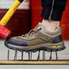 Men's Safety Shoes, Puncture Resistant Work Shoes, Men's Protective Shoes, Wear-resistant Work Boots  Tactical Boots