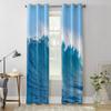 Sea Wave Surfing Summer Hawaii Luxury Curtains for Living Room Window Treatment Curtain for Bedroom Home Decor