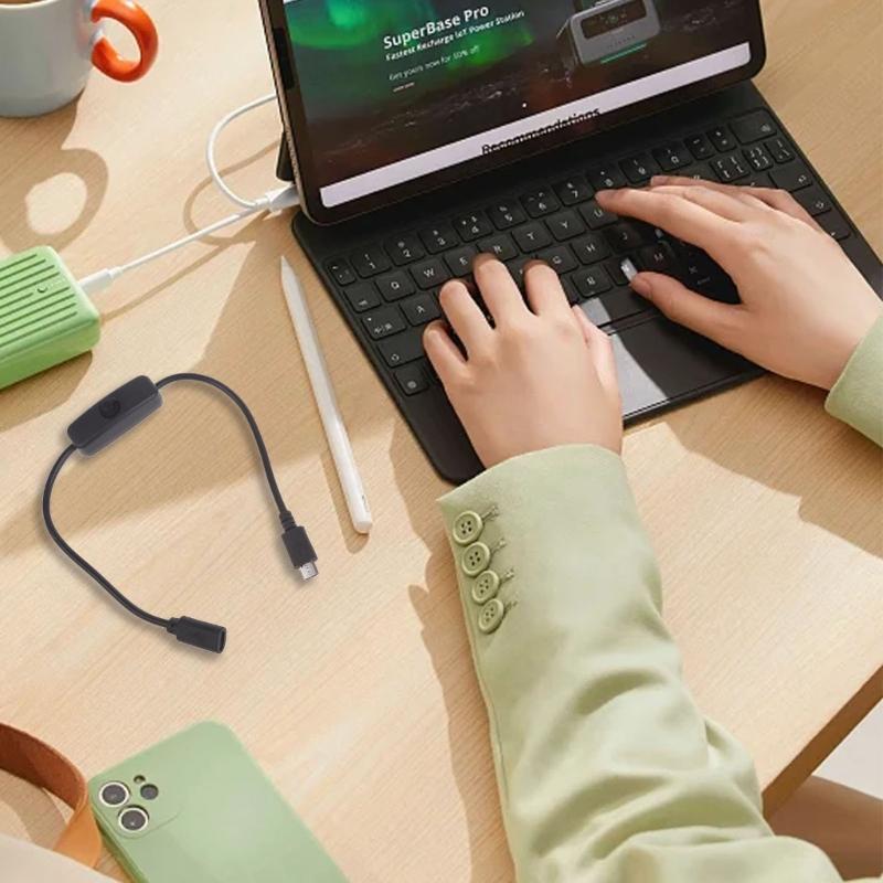 Удлинитель Micro USB с выключателем 501 для и других устройств с питанием от Micro USB