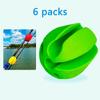 6 шт. силиконовых держателей для удочек, ремни для мячей, 5 отверстий, легкие рыболовные снасти, органайзеры, стеллажи для хранения, рыболовные принадлежности