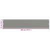 Balcony Privacy Screen HDPE 75x400 cm Anthracite and White