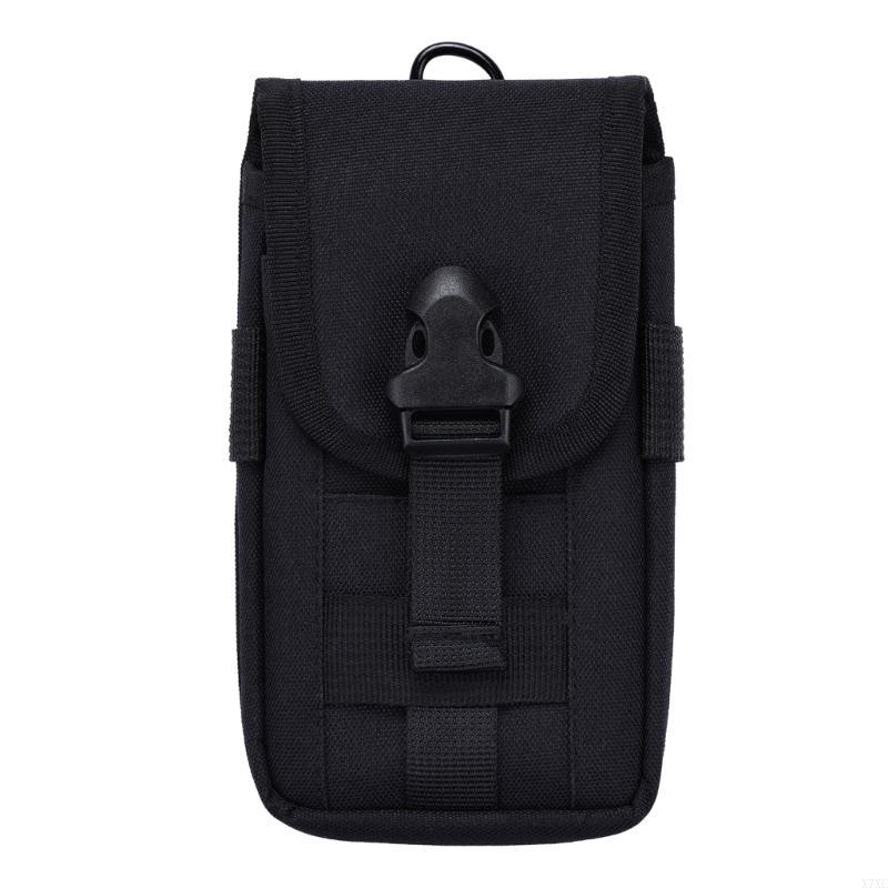 X7XC Waist Bag Phone Belt Bag Tacticals Case Molles Bag Tacticals Waist Fanny Pack for Backpacks Belt