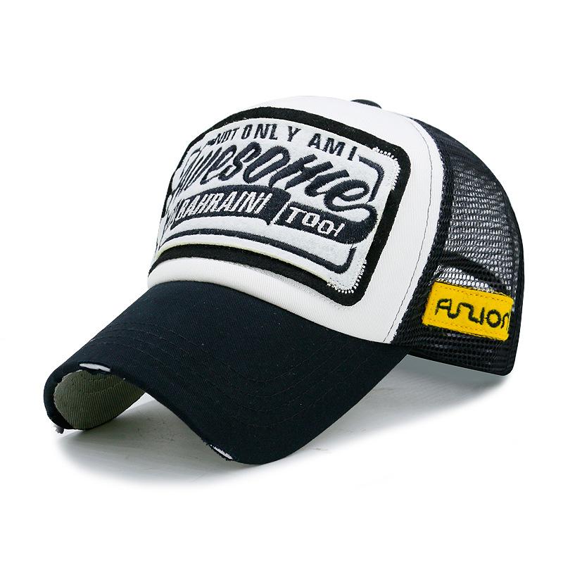 ZEXIN Кепка с утиным языком, весенняя модная кепка с приливом, шляпа от солнца, бейсболка с шлифованными краями, дышащая сетчатая кепка