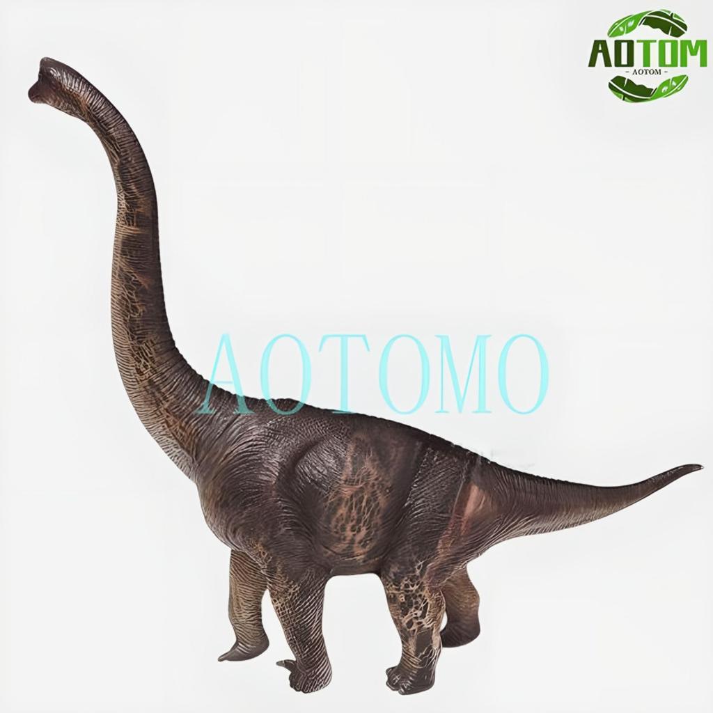 Aotomo Dinosaur Figure Vinyl Model Brachiosaurus Blue FK Big Size Soft Vinyl Dinosaur