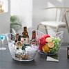 4L Ice Cube Bucket Transparent Champagne Bucket New Fruit Storage Basket Picnic