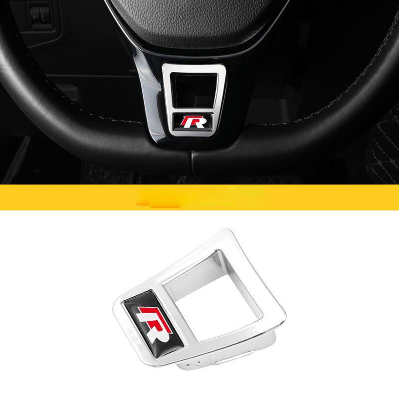 2026 Новый Для VW VOLKSWAGEN Rline R Логотип Наклейка на Руль Автомобиля Аксессуары Для Volkswagen Polo GTI Golf Passat Jetta Santana