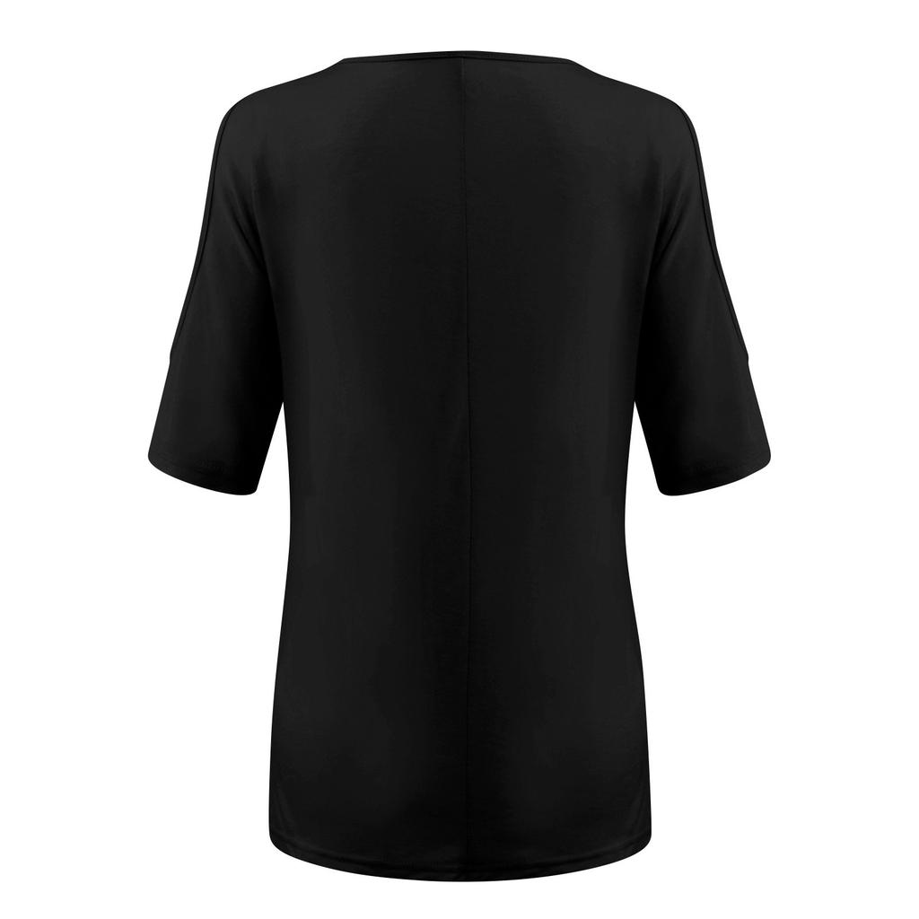 Ladies Off Shoulder Tops Summer Basic Casual T-shirts