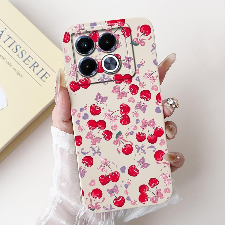 For Infinix Note 40 5G Case Cartoon Rabbit Flower Anti Slip Bumper Soft Silicone Cover For Infinix Note40 X6852 X6851 Phone Case