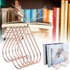 Heart Shaped Bookends Solid Book Support Desk Accessory File Organizer Book Storage