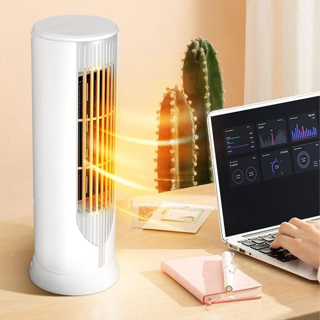 Desktop Space Heater Auto Power Off Energy Efficient Fast Heating   Ceramic Heater for  