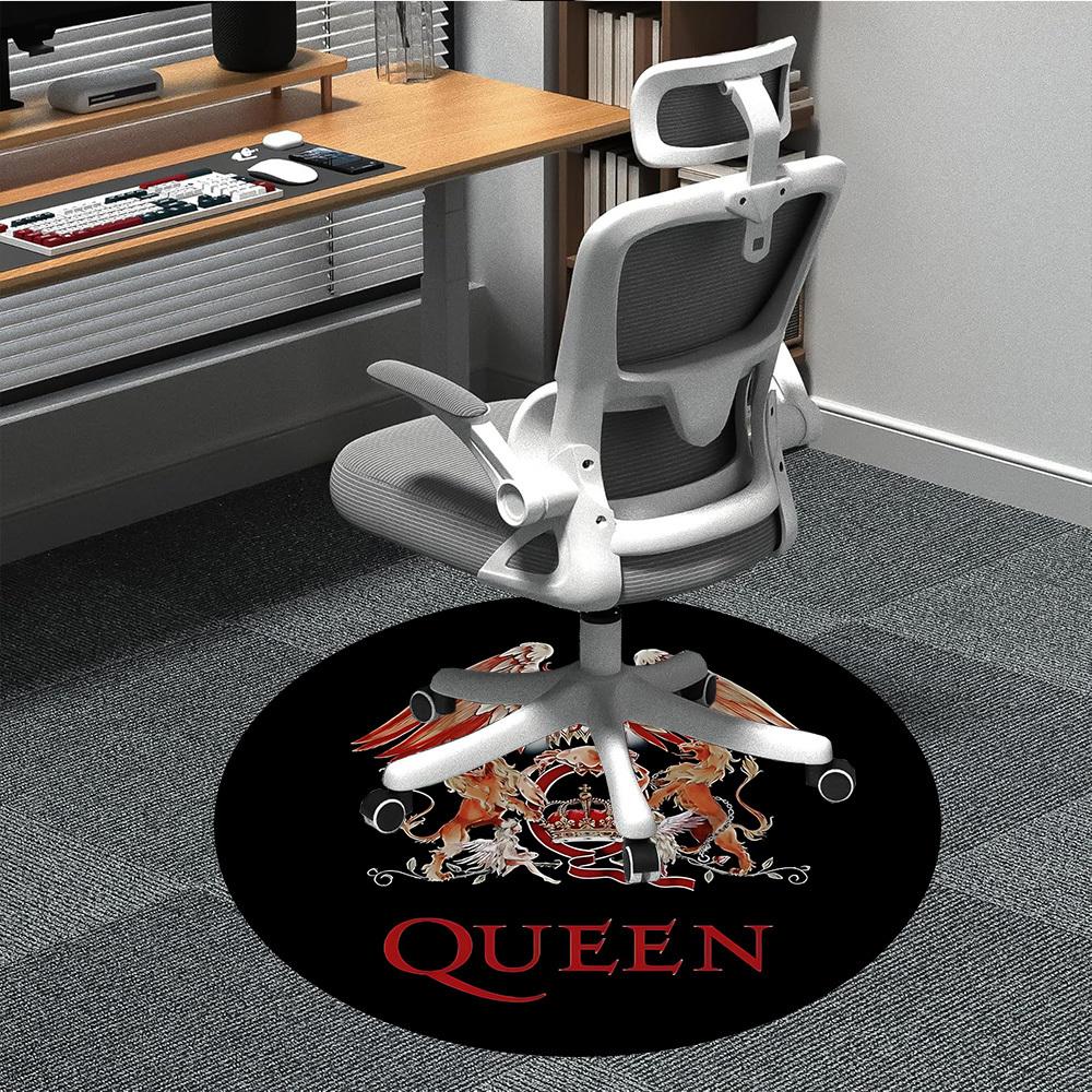 1 шт. Круглый ковер Queen Music Office, Под офисные стулья, Спальня, Гостиная, Домашний декор a1022279