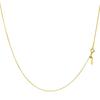 Chain Necklace Gold 18K K18 Roll Slide Adjuster Chain Adjustable Length Width Length 45cm [Lara Christie] 1.0mm Approx. 1.5g Lc97-0013