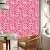 Wallpaper Geometric pattern powder pink and pink 50x1000