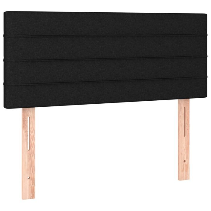 Maison Exclusive - Tête de lit à LED Noir 100x5x78/88 cm Tissu