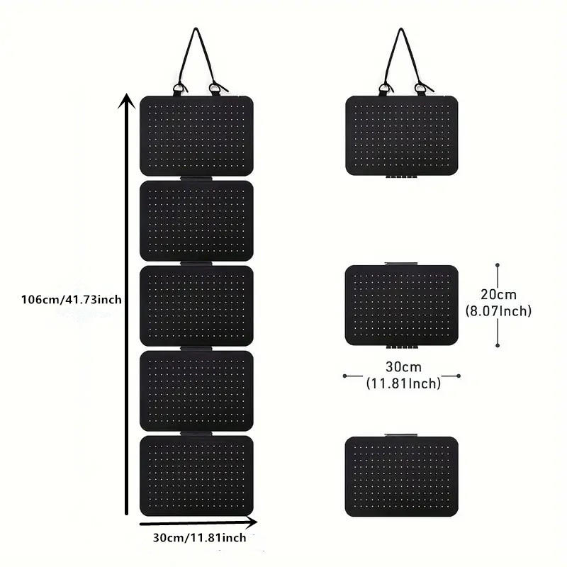 Felt Jewelry Hanging Enamel Lapel Pin Display Board Wall Mounted Badge Collection Holder Organizer with Slots for Necklace Earring