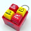 1/2Pcs Keychain Pendant Warning Sound Simulator Key Chain with 4 Authentic Cockpit Alarm Sounds Rugged Durable Design Stress Relief Click Buttons Key