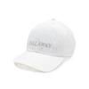 [Callaway] Cap, Functional Slip-on (Sweat Absorbing, Quick Drying), Logo Embroidery, Rhinestones, Elegant Golf, C25291206, Women's, 1030White