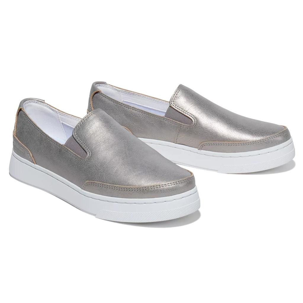 Timberland Удобные легкие прочные нескользящие низкие туфли без застежек женские туфли серебристо-серого цвета A24WV030