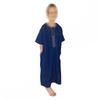 Kid's Short-sleeved Qamis - Boys Kamis - NIGHT BLUE