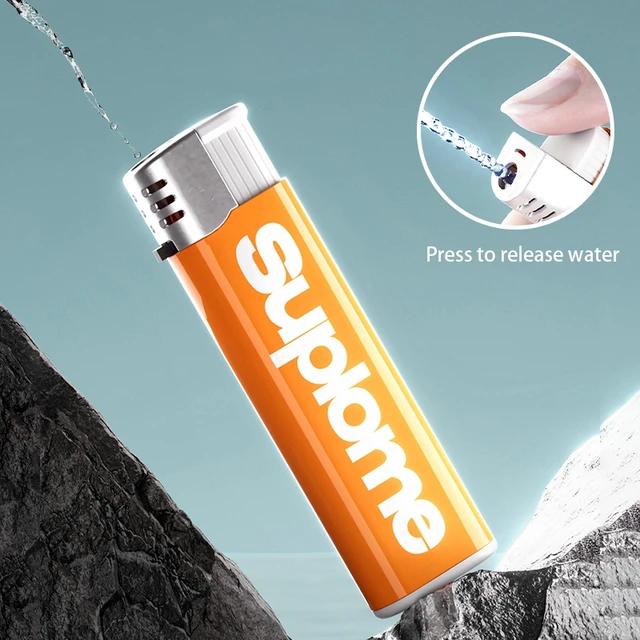 Забавная зажигалка, водяной пистолет, гаджеты, шутка или жизнь, розыгрыш, детская игрушка, игрушка для снятия стресса для вечеринки, подарки, летняя игрушка с водяным пистолетом