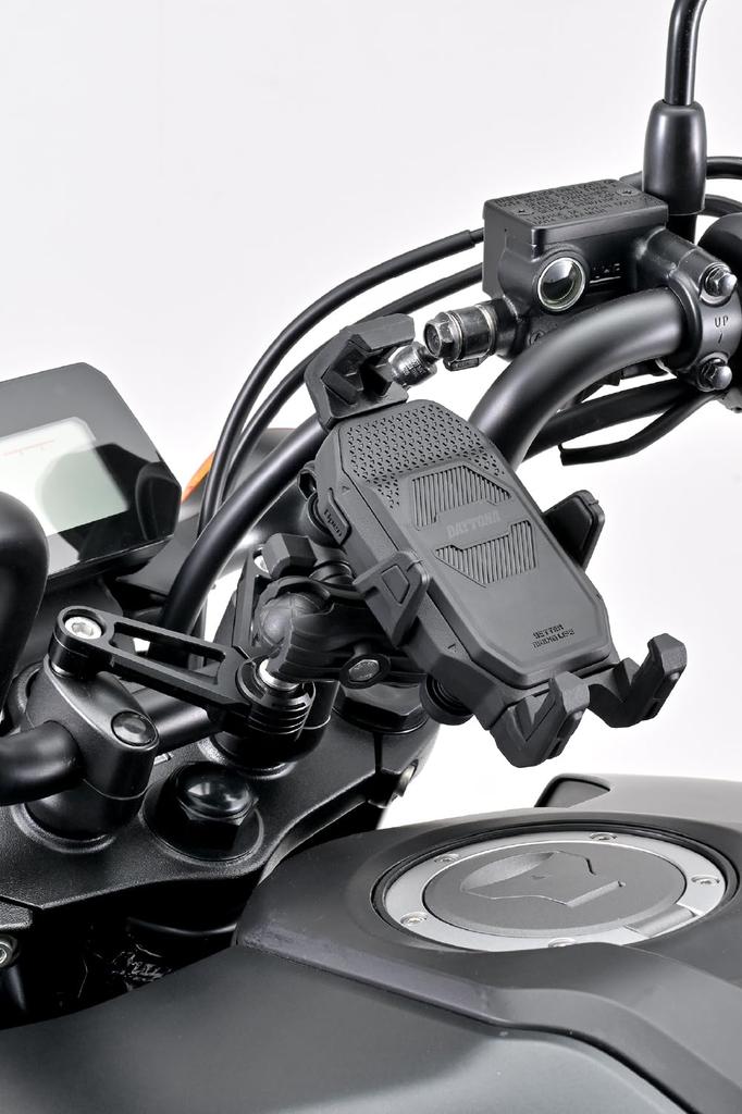 Daytona Motorcycle Smartphone Holder for Flex Optional Handlebar Post Base FSH, B-4 (60724)