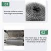 Anti-Rat Stainless Steel Mesh Double Layered Mesh Trap Rodent Control Netting Anti Slug Snail Barrier for Garden Chicken Coop