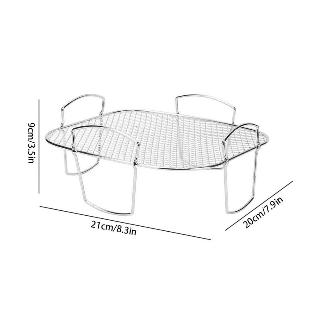 Стойка для дегидратора для фритюрницы, стойка для тостов из нержавеющей стали, стойка для гриля для приготовления на пару, аксессуары для подставки для фритюрницы
