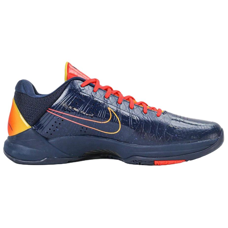 Caitlin Clark X Nike Zoom Kobe 5 Protro Indiana Fever Unisex Sneakers Blue Midnight-Navy Bright-Crimson IM3207-400