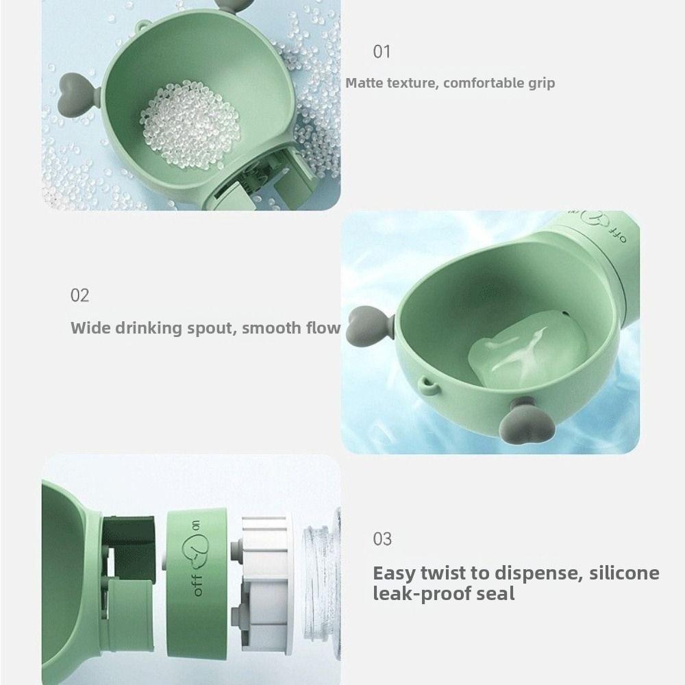 Cloud Shape Dog Water Dispenser 2 in 1 Pet Feeder Multipurpose Pet Drinking Bowl  Garden