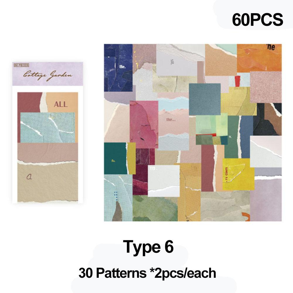 Journaling Background Collage Scrapbooking Card Scrapbook Material Paper Retro Floral Pattern