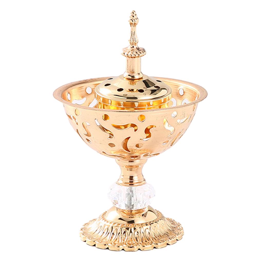 1 X курильница идеальный подарок металлическая арабская курильница настольный декор 8x20 см