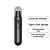 Мужской аккумуляторный электрический триммер для чистки ноздрей и бритья