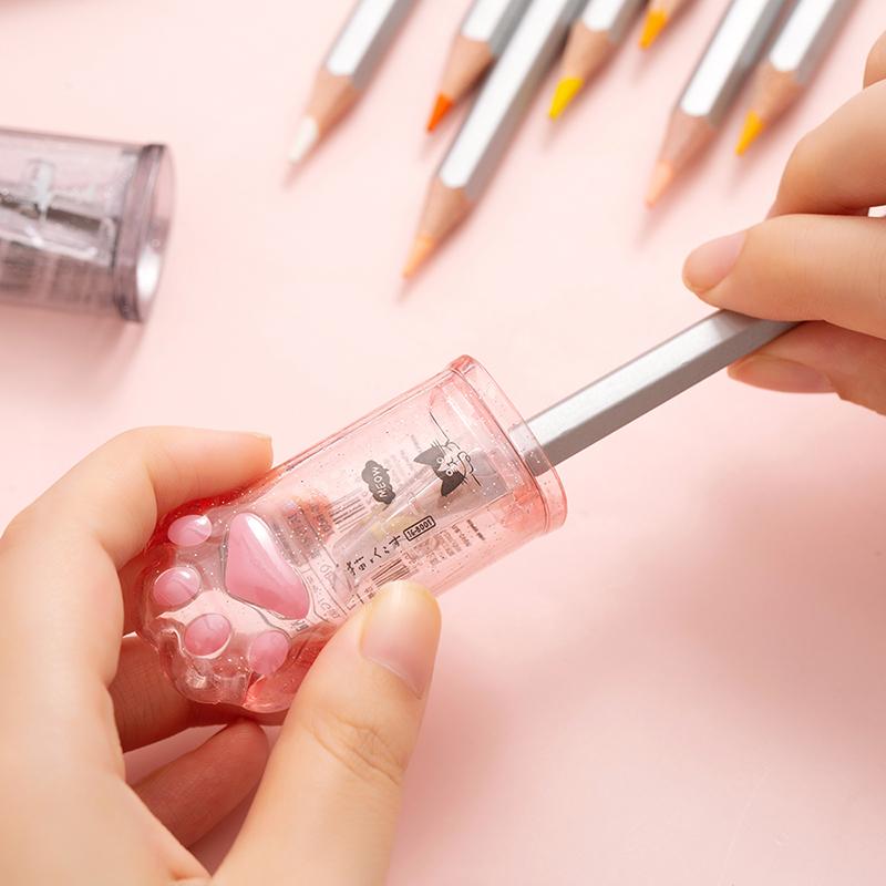 Милая кошачья лапа точилка для карандашей Kawaii школьные принадлежности Студенческий приз Детский подарок
