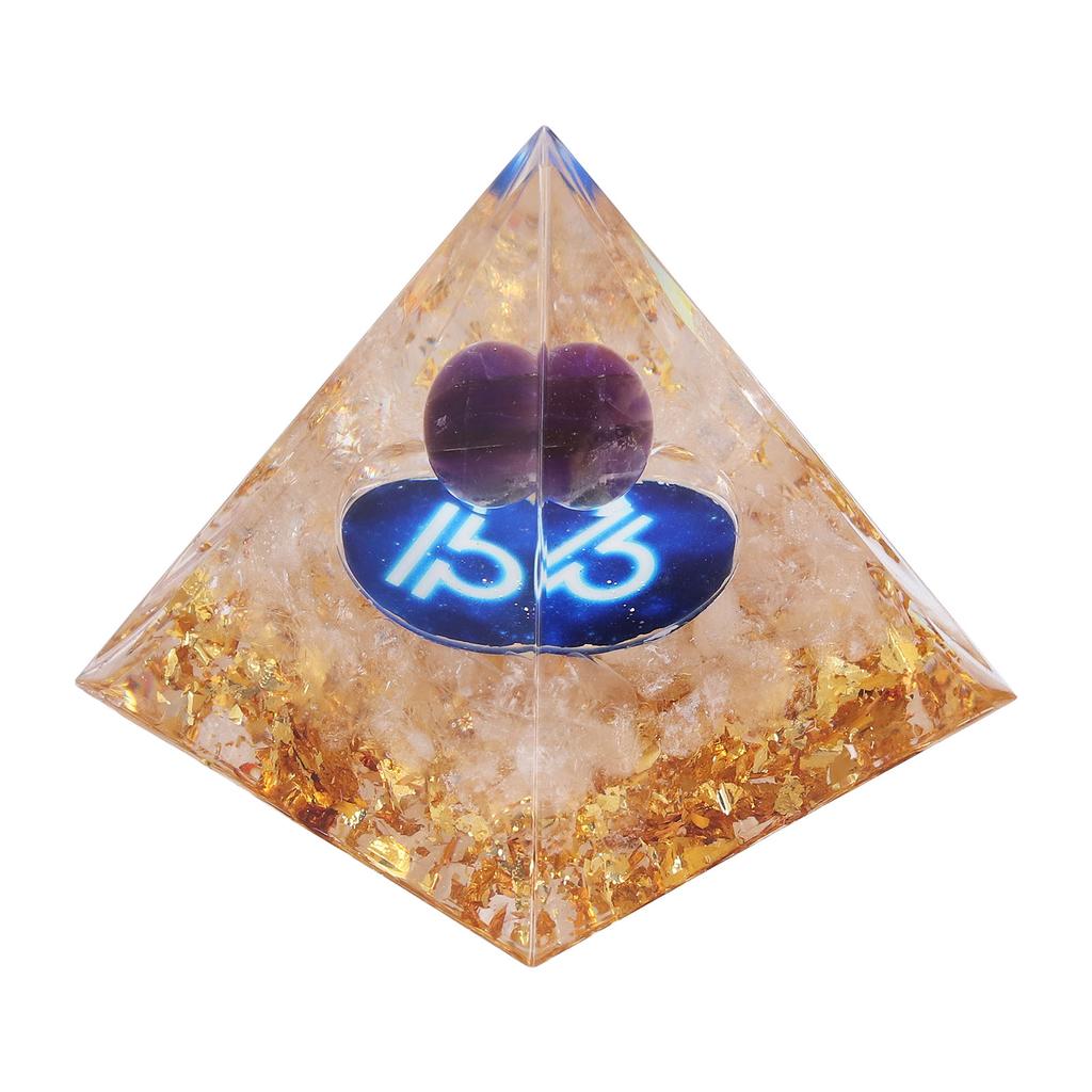 Созвездие Пирамидальный Камень для Позитивной Энергии Снижение Стресс Чакра Смола Исцеление Медитация Сила