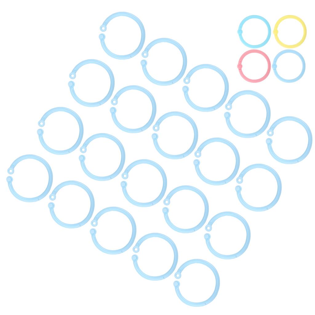 20 шт. Гибкая пряжка для листов книги 30 мм, одинарная бумага для картотек